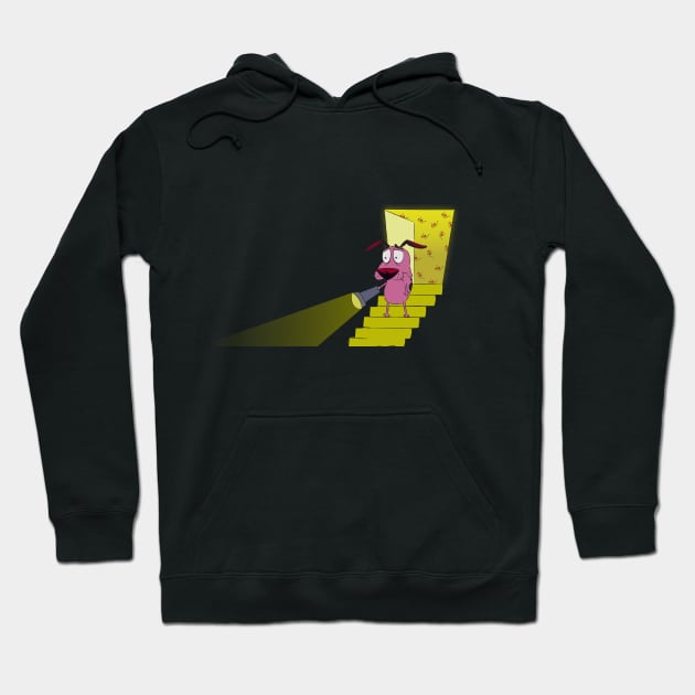 Courage in the basement Hoodie by ahstud 